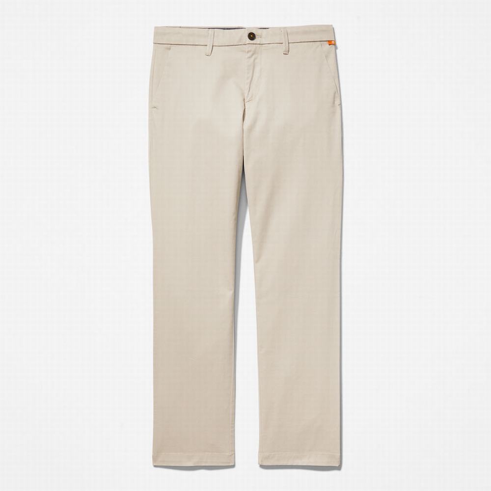 Nohavice Timberland Squam Lake Stretch Chinos Panske Béžové | VR6457198