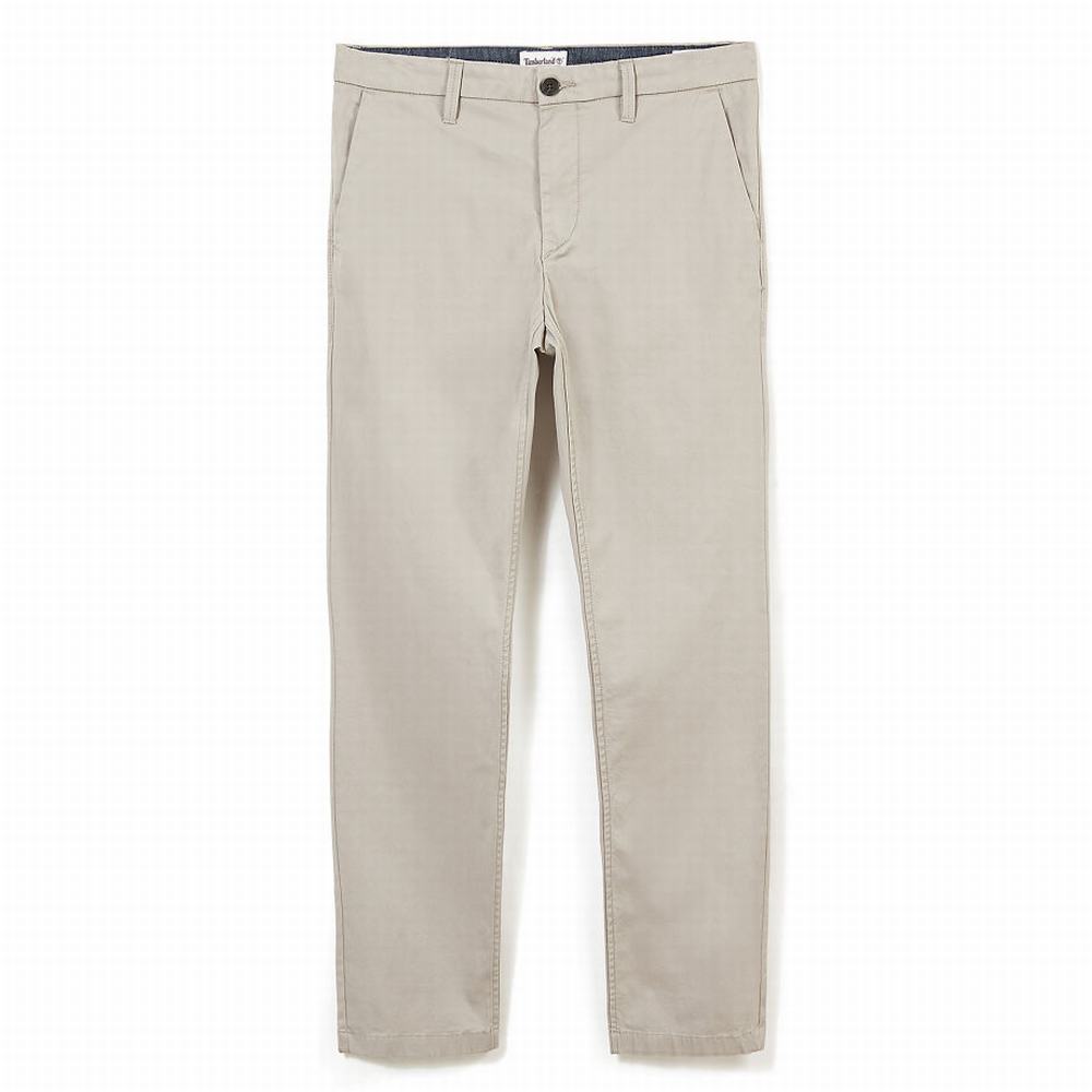 Nohavice Timberland Squam Lake Twill Chinos Panske Greige | AP6281453