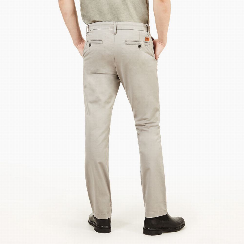 Nohavice Timberland Squam Lake Twill Chinos Panske Greige | AP6281453