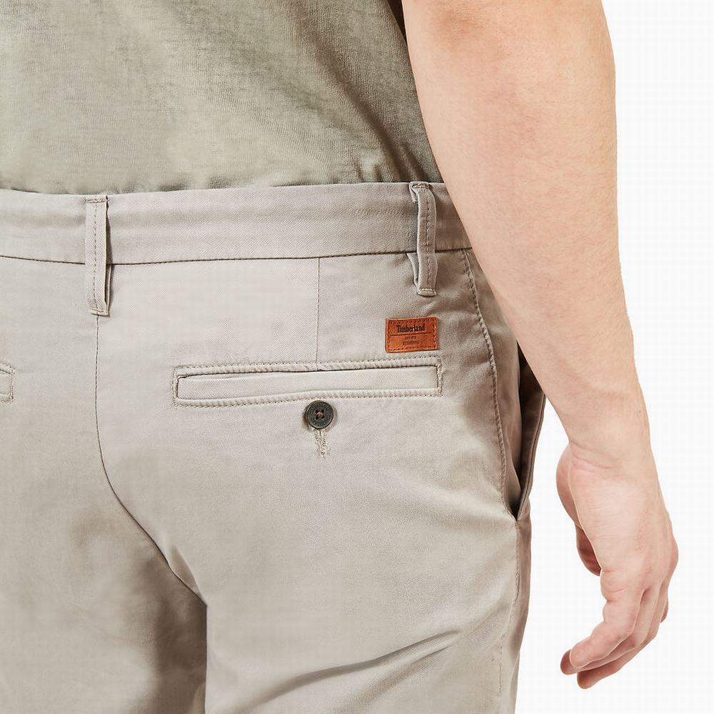 Nohavice Timberland Squam Lake Twill Chinos Panske Greige | AP6281453