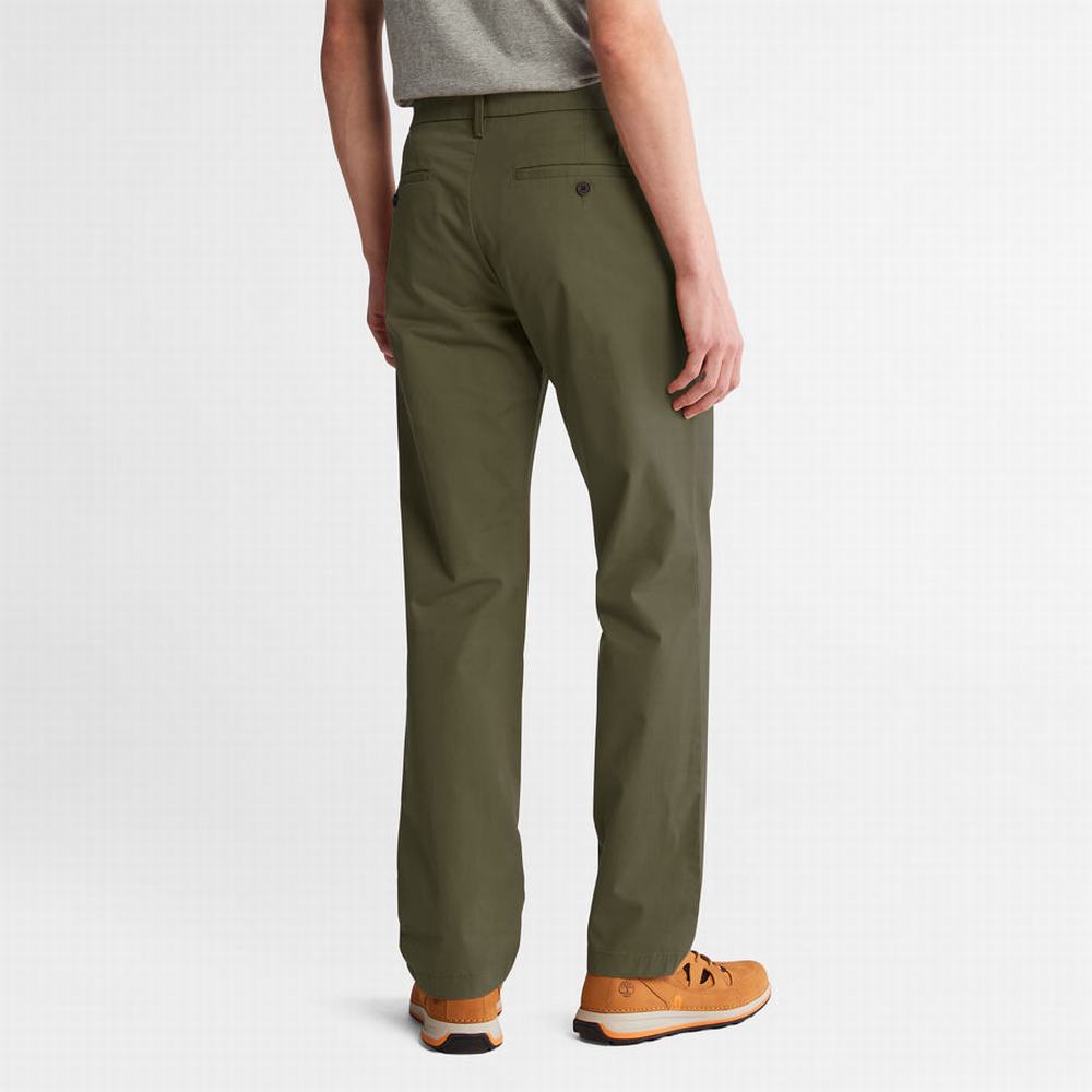 Nohavice Timberland Squam Lake Twill Chino Panske Zelene | GV6320948