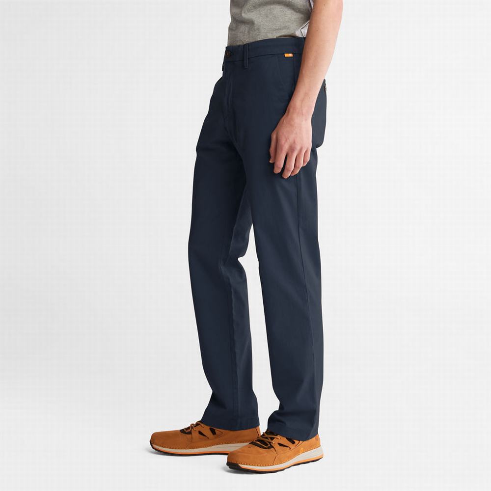 Nohavice Timberland Squam Lake Twill Chino Panske Námornícka Modrá | IE6324851