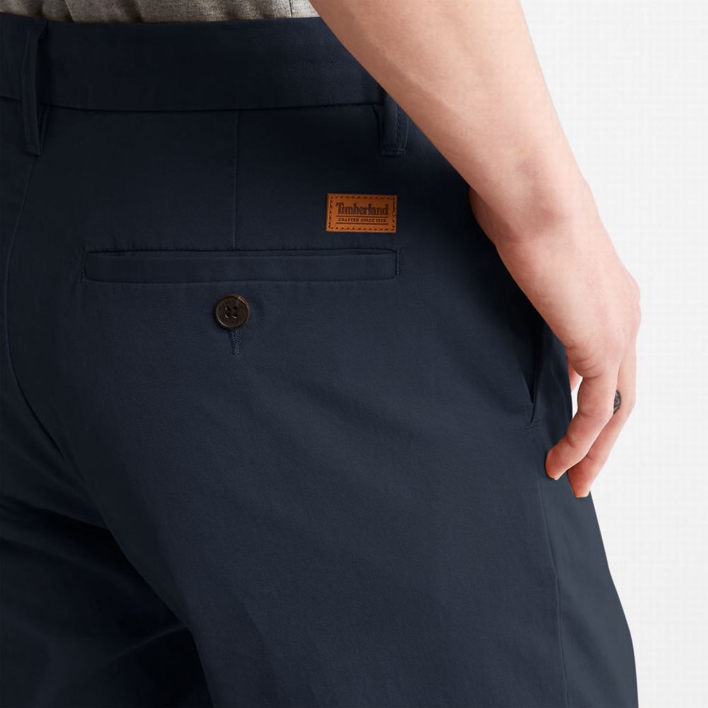 Nohavice Timberland Squam Lake Twill Chino Panske Námornícka Modrá | IE6324851