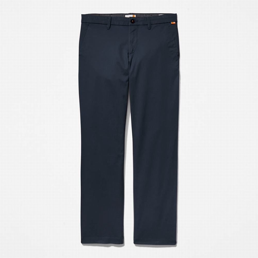 Nohavice Timberland Squam Lake Twill Chino Panske Námornícka Modrá | IE6324851