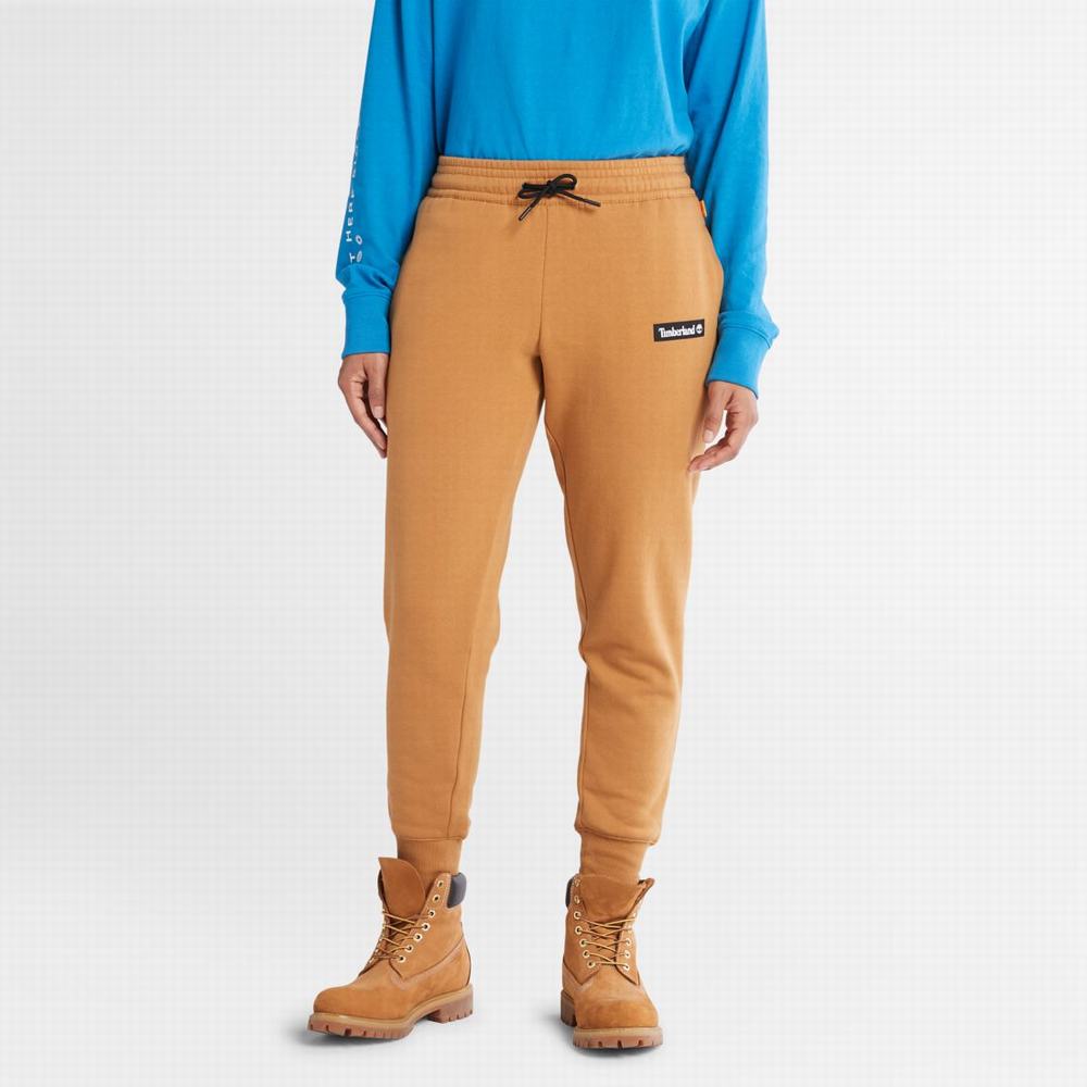 Nohavice Timberland Sweatpants Damske Hnede | TU9862013