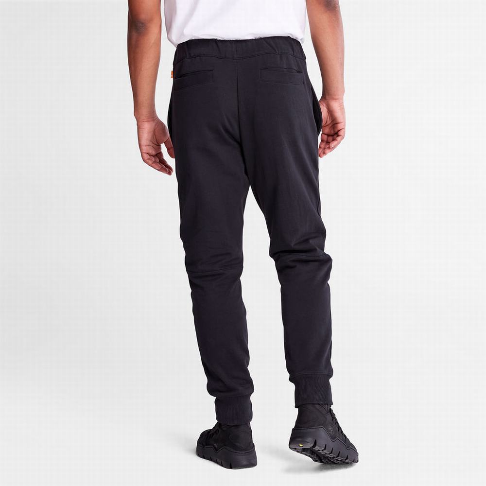 Nohavice Timberland Tonal Knee Tracksuit Bottoms Panske Čierne | UY6902547