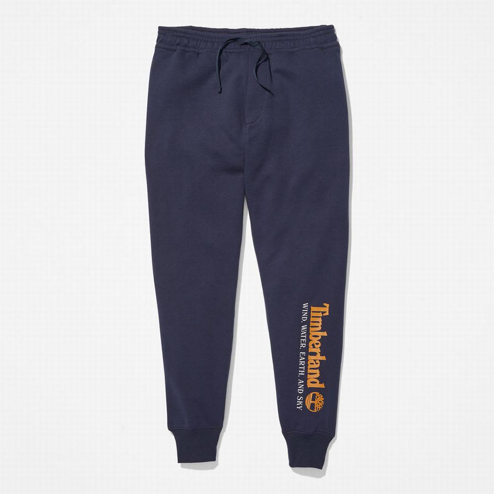 Nohavice Timberland Vietor, Vody, Earth, and Sky™ Sweatpants Panske Námornícka Modrá | BW2561398