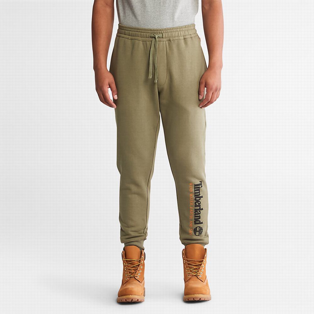 Nohavice Timberland Vietor, Vody, Earth, and Sky™ Sweatpants Panske Zelene | DJ1074836