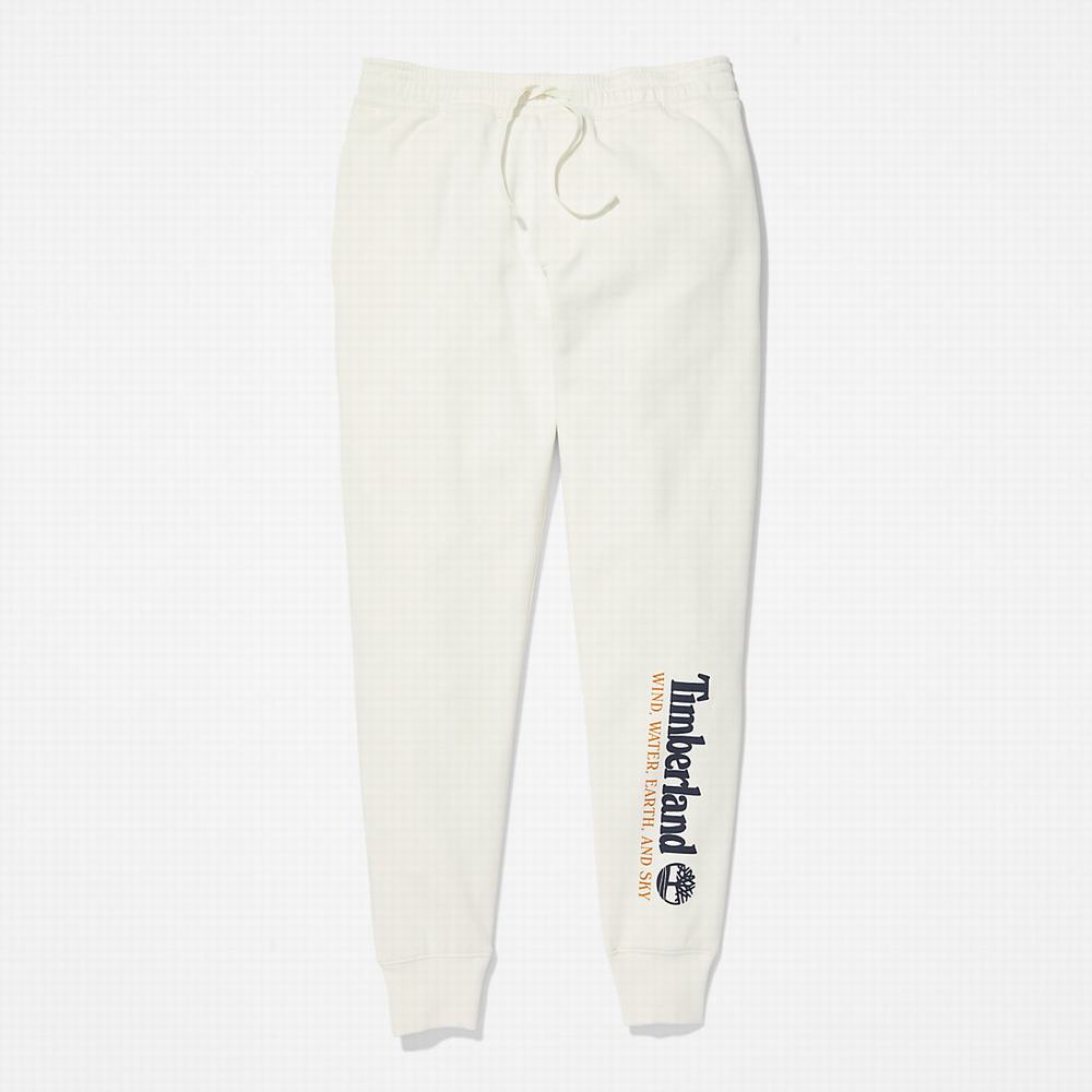 Nohavice Timberland Vietor, Vody, Earth, and Sky™ Sweatpants Panske Biele | HP2451807