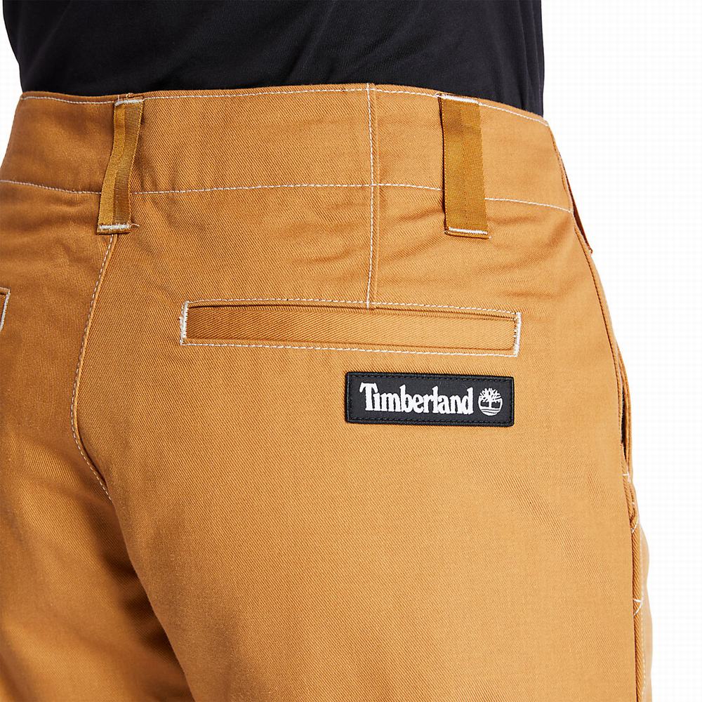 Nohavice Timberland Workwear Panske Žlté | LF6095824