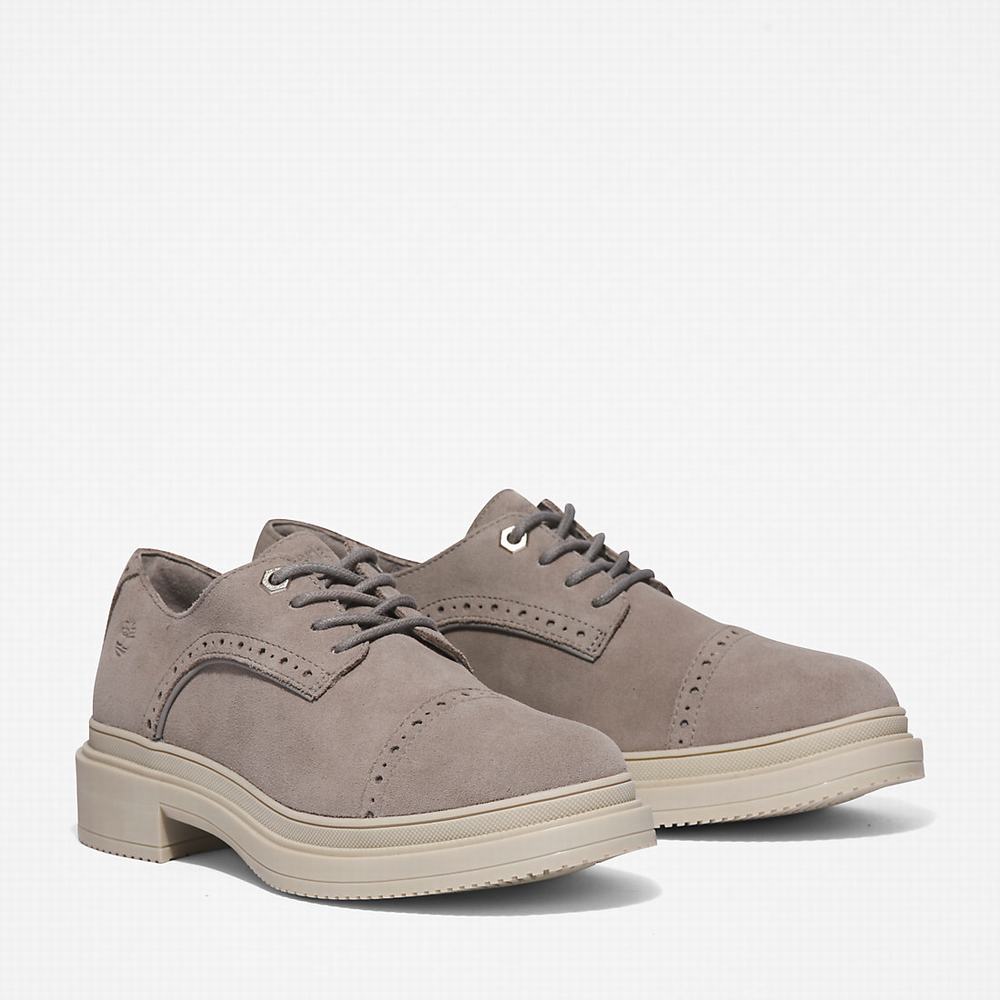 Oxford Topanky Timberland Lisbon Lane Brogue Damske Siva | SH2971645