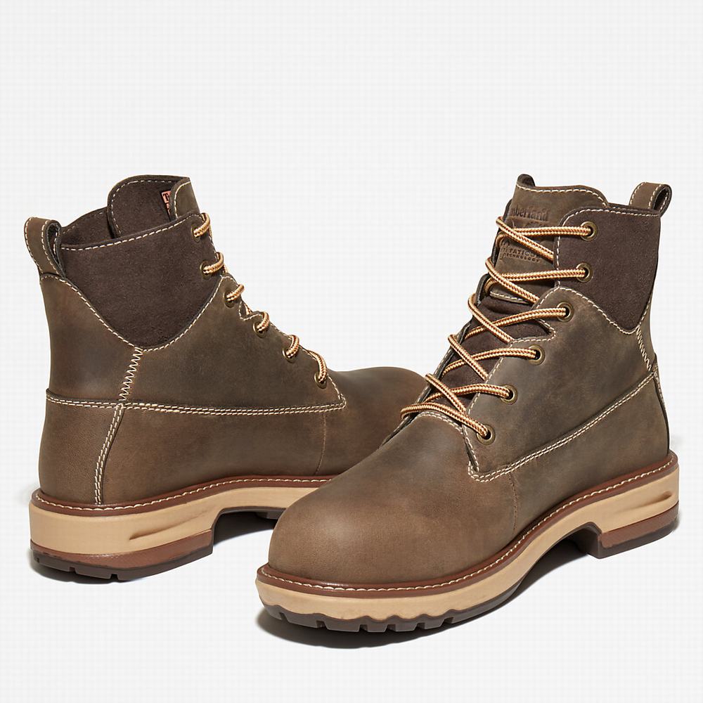 Pracovne Cizmy Timberland 6-inch Hightower Worker Boot Damske Hnede | BH4109286