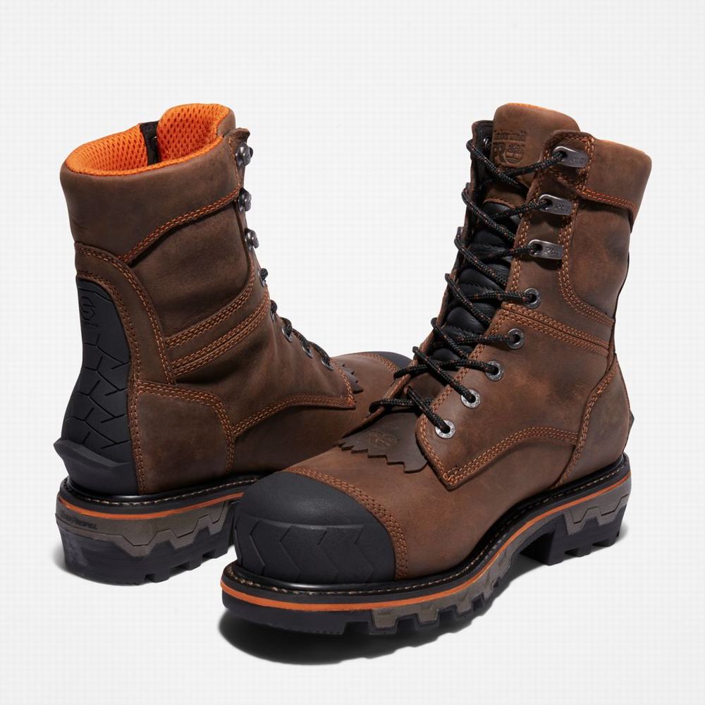 Pracovne Cizmy Timberland Boondock HD Logger Composite Spicou Waterproof Panske Tmavo Hnede | PJ8109637