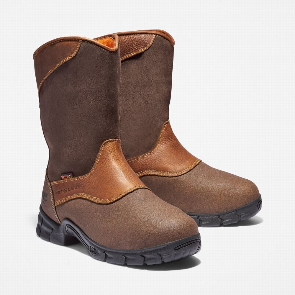 Pracovne Cizmy Timberland Excave Met Guard Steel Spicou Waterproof Panske Hnede | RN1352068