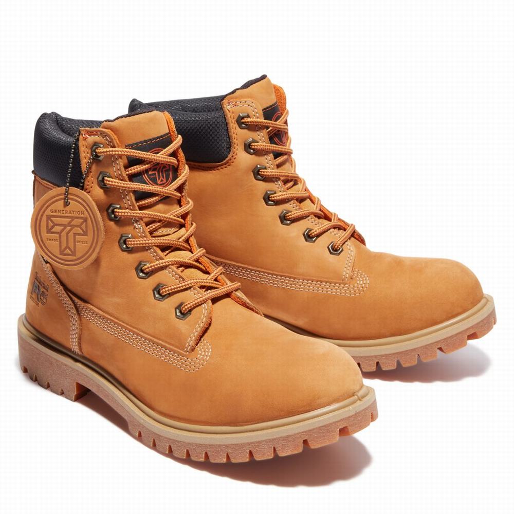 Pracovne Cizmy Timberland Generation T Steel Spicou Waterproof Damske Hnede | FL0982536