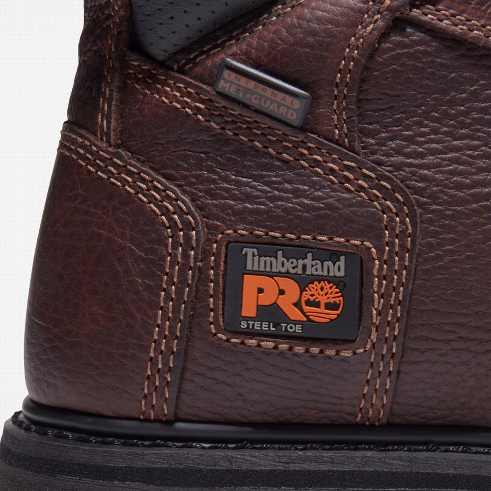 Pracovne Cizmy Timberland Met Guard Steel Spicou Panske Bordove | DI6519283