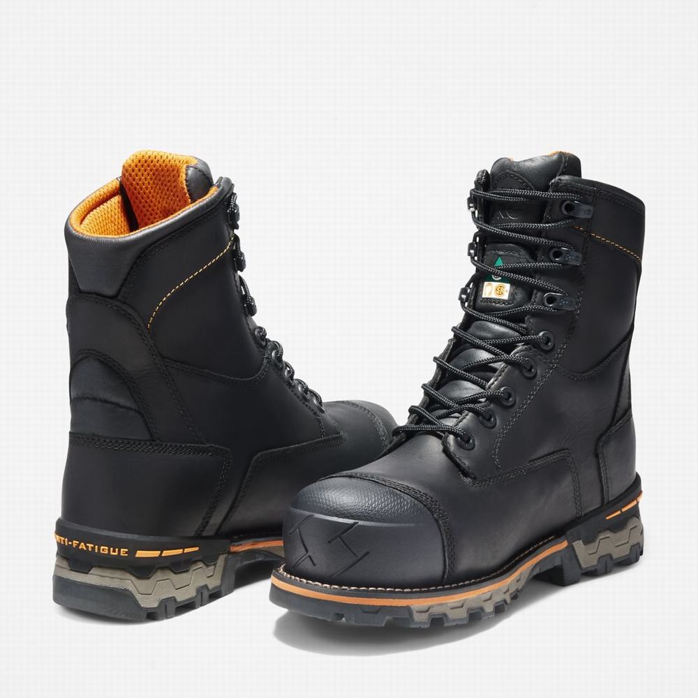 Pracovne Cizmy Timberland PRO® Boondock 8-Inch Waterproof Insulated Comp-Spicou Panske Čierne | IJ4537102