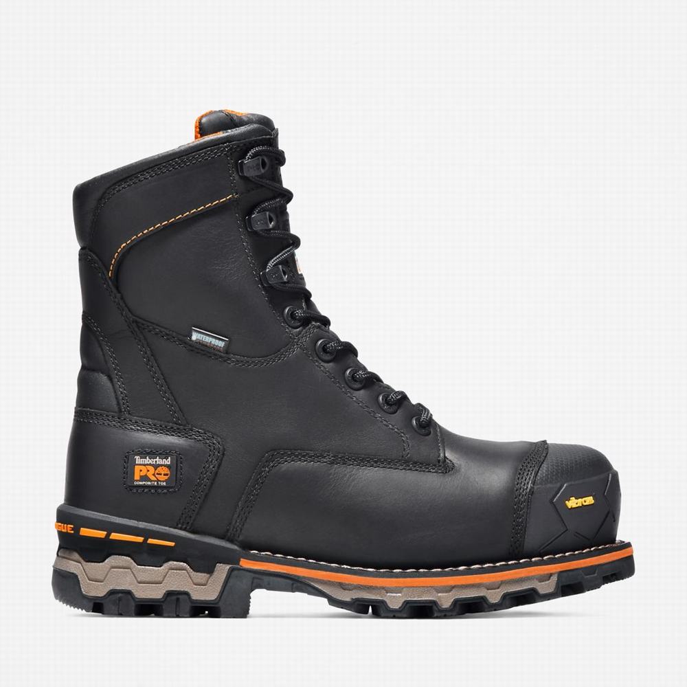 Pracovne Cizmy Timberland PRO® Boondock 8-Inch Waterproof Insulated Comp-Spicou Panske Čierne | IJ4537102