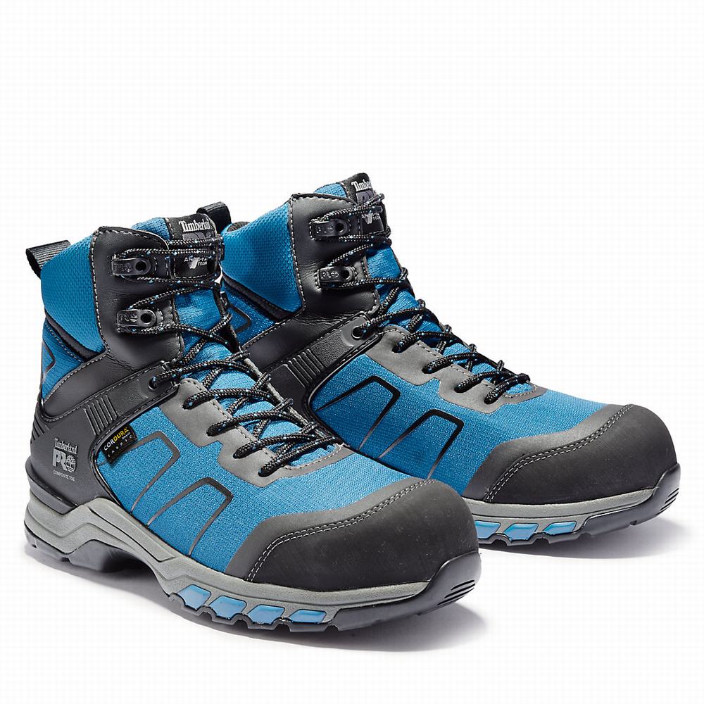 Pracovne Cizmy Timberland PRO® Hypercharge Textilne Composite Bezpečnostné Spicou Panske Modre | FW9358640