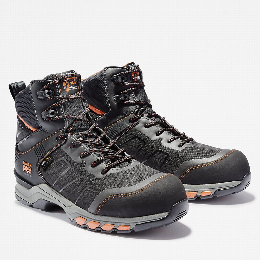 Pracovne Cizmy Timberland PRO® Hypercharge Textilne Composite Bezpečnostné Spicou Panske Čierne | HD4857120