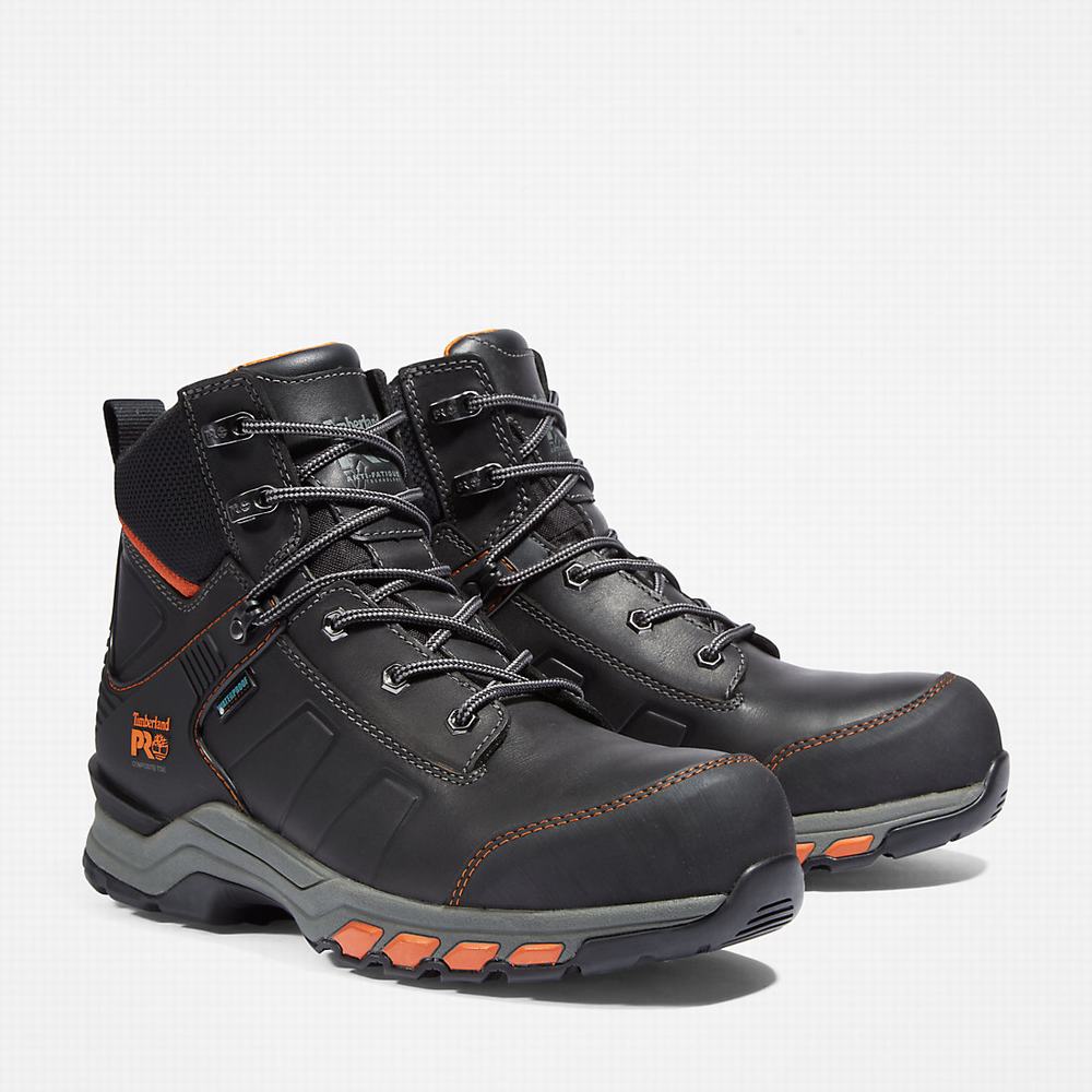 Pracovne Cizmy Timberland PRO® Hypercharge Composite Bezpečnostné Spicou Waterproof Panske Čierne | IL0457813