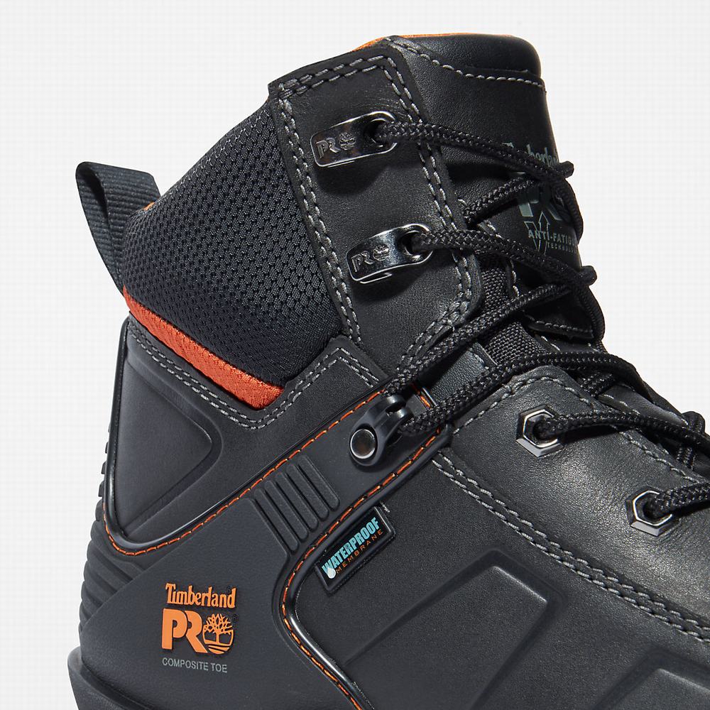 Pracovne Cizmy Timberland PRO® Hypercharge Composite Bezpečnostné Spicou Waterproof Panske Čierne | IL0457813