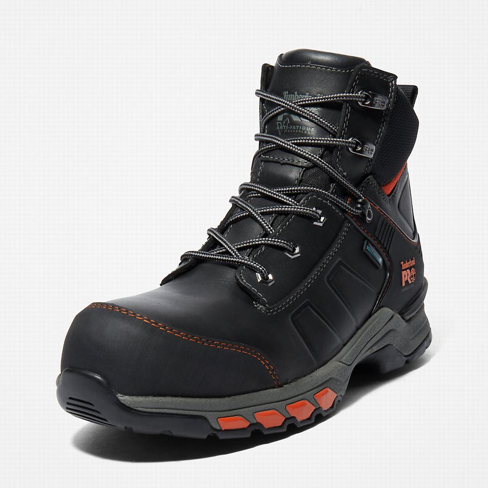 Pracovne Cizmy Timberland PRO® Hypercharge Composite Bezpečnostné Spicou Waterproof Panske Čierne | IL0457813