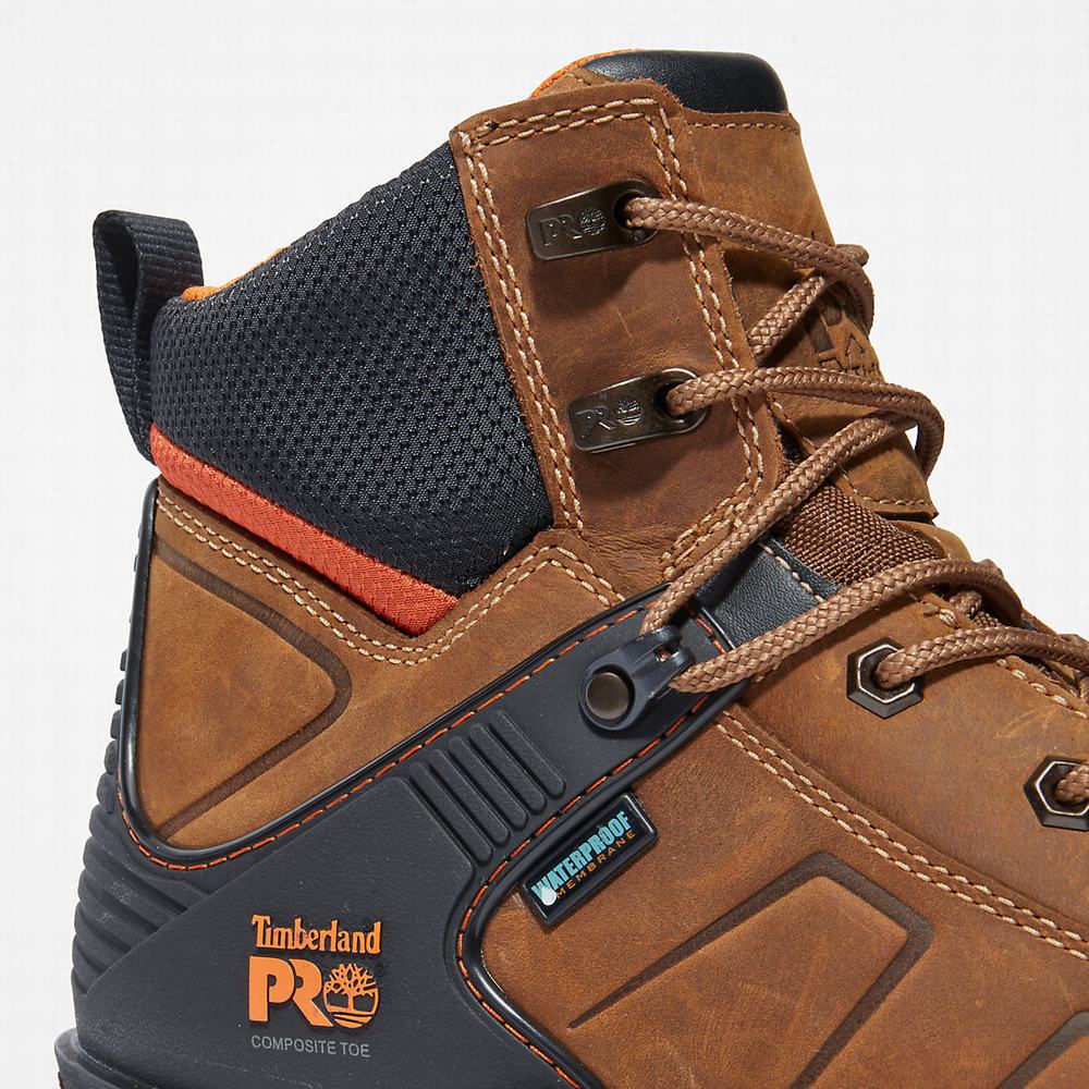 Pracovne Cizmy Timberland PRO® Hypercharge Composite Bezpečnostné Spicou Waterproof Panske Hnede | WY1420856