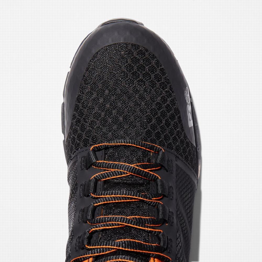 Pracovne Cizmy Timberland Radius Composite Spicou Pracovná Sneaker Panske Čierne Oranžové | MT4813967