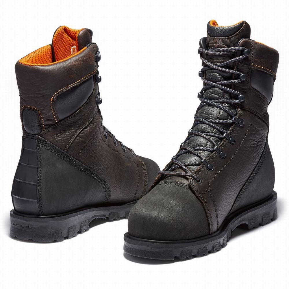 Pracovne Cizmy Timberland Rigmaster Met Guard Alloy Spicou Waterproof Panske Hnede | RM5069784