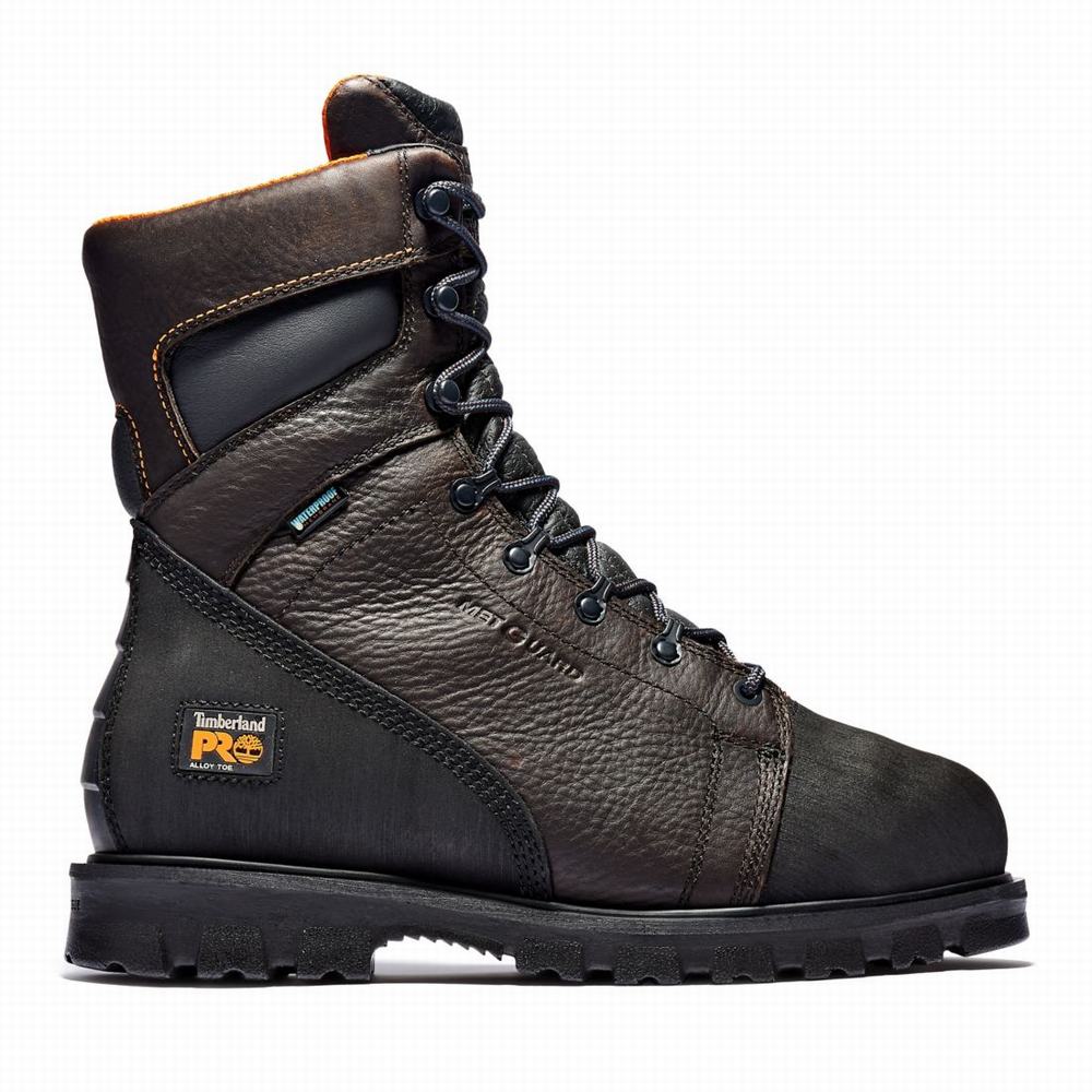 Pracovne Cizmy Timberland Rigmaster Met Guard Alloy Spicou Waterproof Panske Hnede | RM5069784