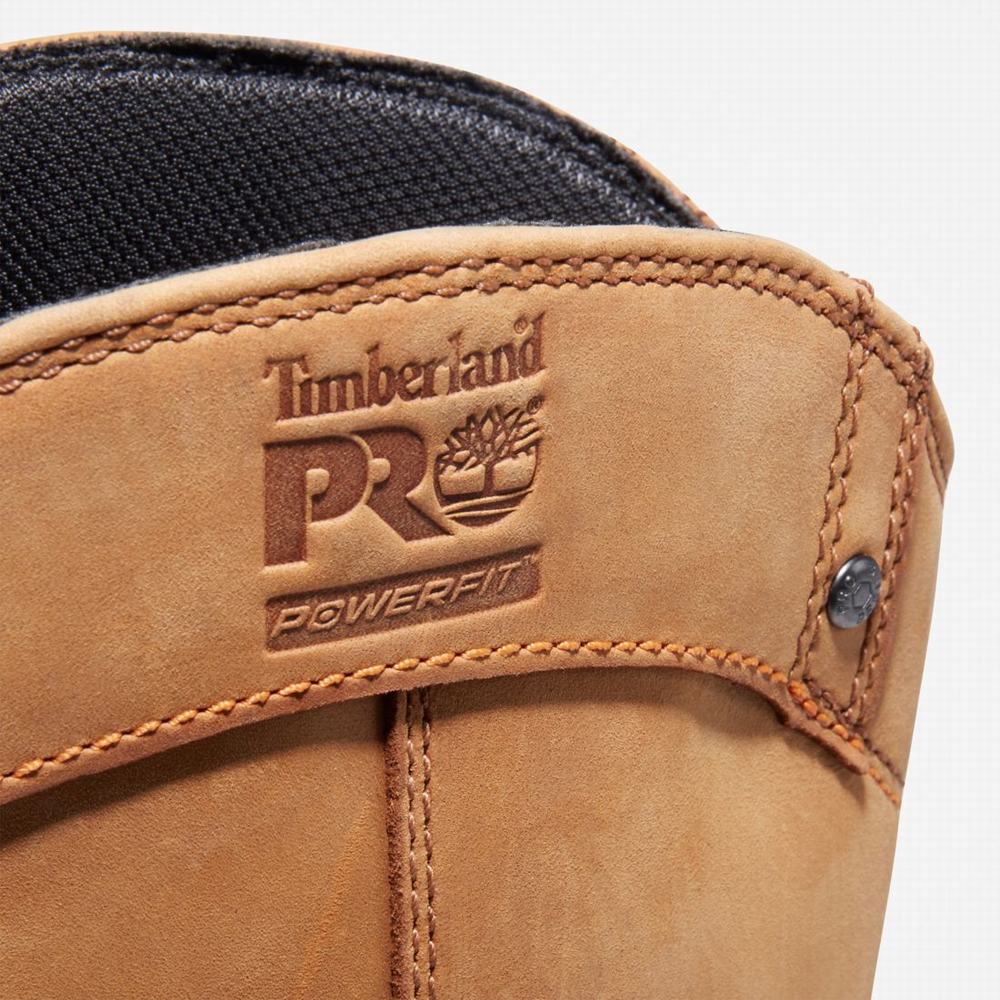 Pracovne Cizmy Timberland Rigmaster Pull On Steel Spicou Waterproof Panske Hnede | VK2136087