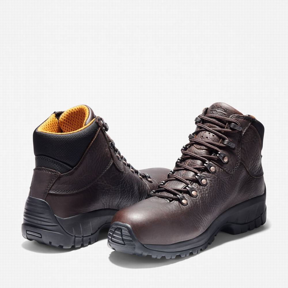 Pracovne Cizmy Timberland TiTAN Alloy Spicou Waterproof Panske Tmavo Hnede | VK7609415