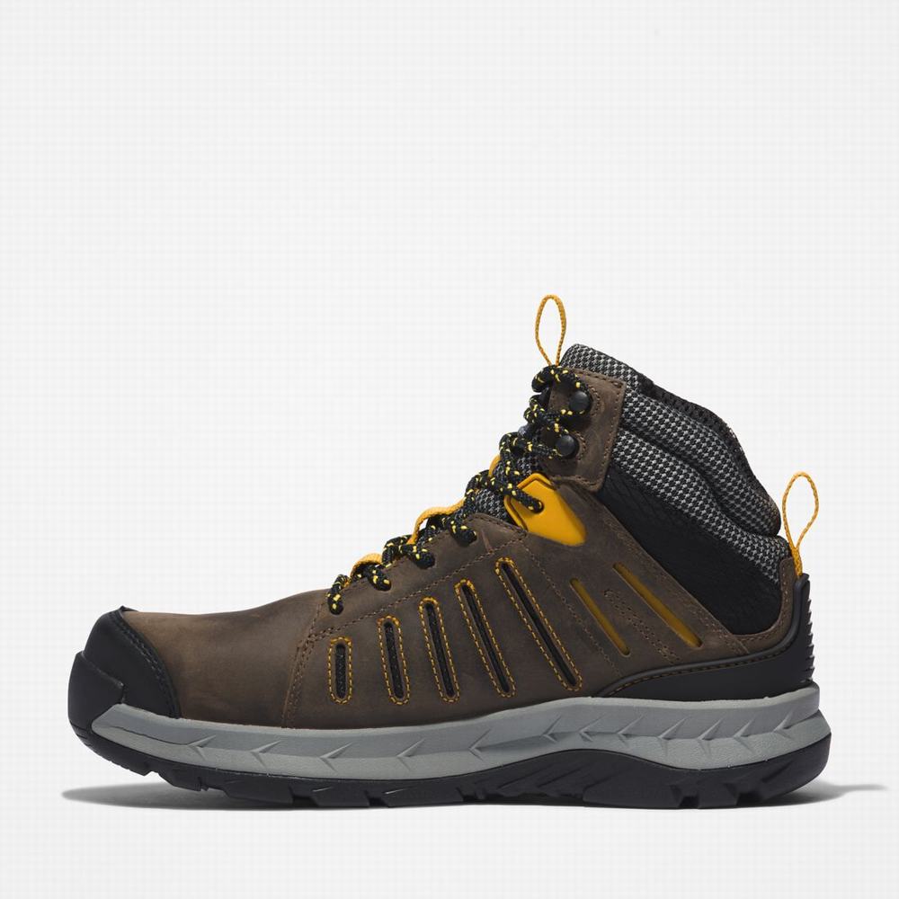 Pracovne Cizmy Timberland Trailwind Waterproof Comp-Spicou Panske Hnede Žlté | JH4693251