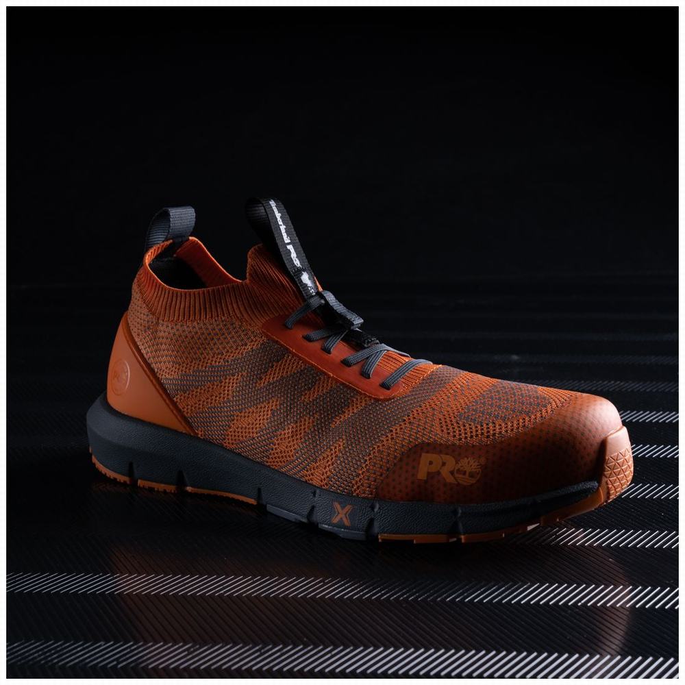 Pracovne Topanky Timberland Radius Composite Spicou Pracovná Sneaker Panske Oranžové Siva | DR5180274