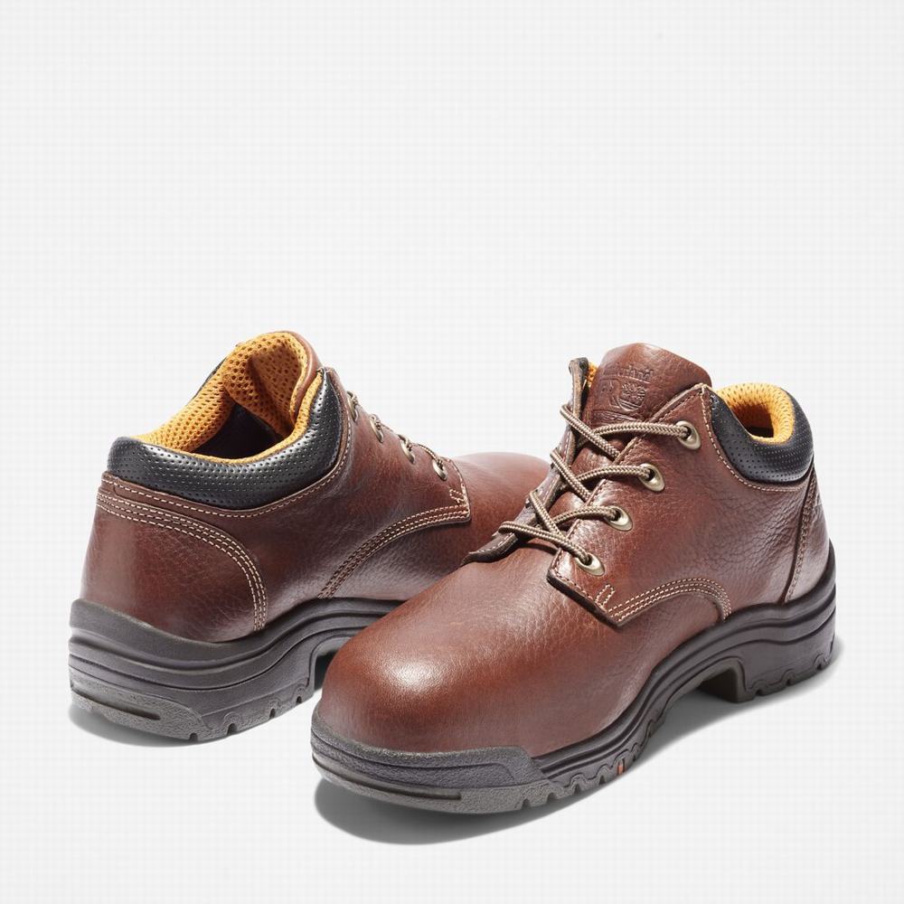 Pracovne Topanky Timberland TiTAN Bežná Alloy Spicou Panske Hnede | HI1758693