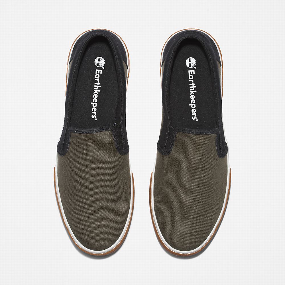 Slip On Tenisky Timberland Union Wharf 2.0 EK+ Panske Tmavo Zelene | HM8437692