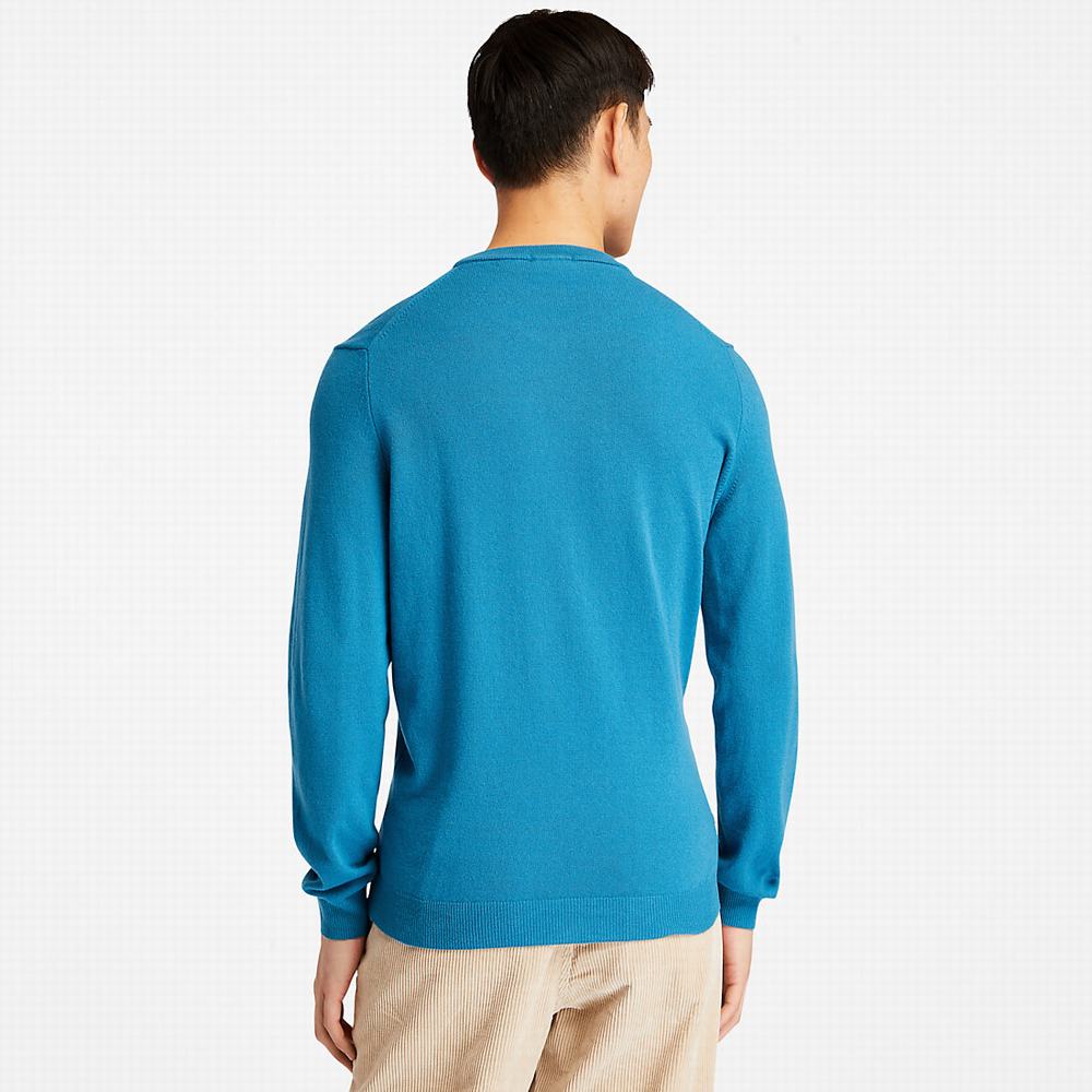 Svetre Timberland Cohas Brook Crewneck Panske Modre | IF6491053