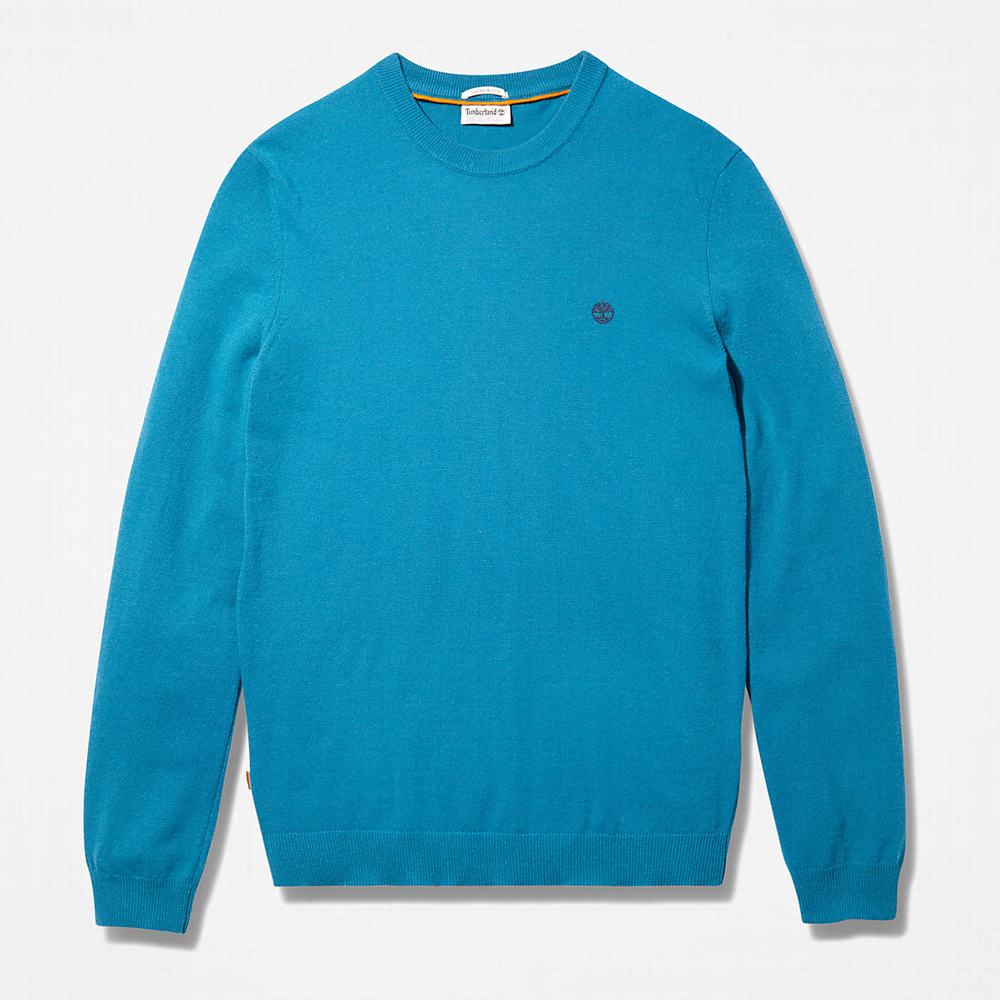 Svetre Timberland Cohas Brook Crewneck Panske Modre | IF6491053