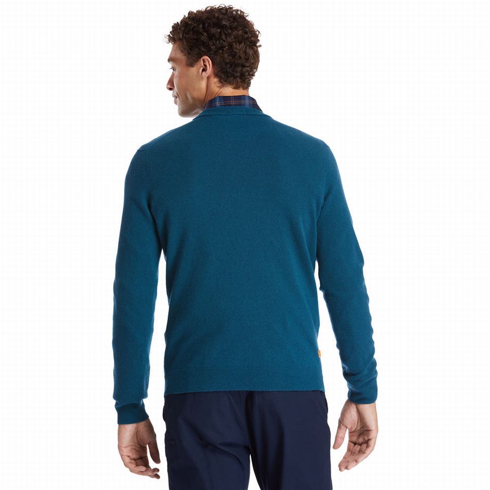 Svetre Timberland Cohas Brook Crewneck Panske Zelene | QF3548607