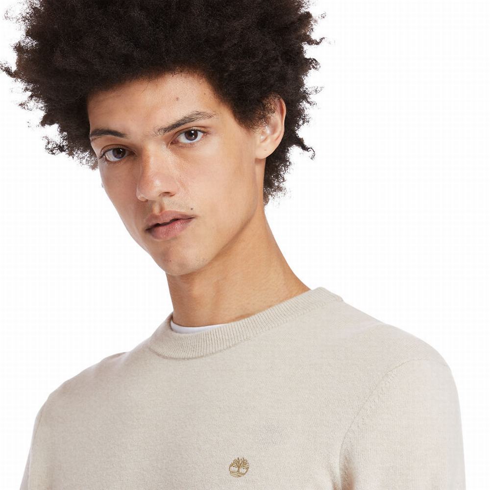 Svetre Timberland Cohas Brook Crewneck Panske Béžové | YC6914037