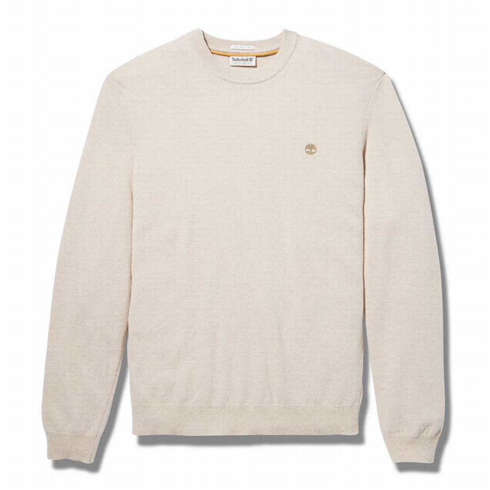 Svetre Timberland Cohas Brook Crewneck Panske Béžové | YC6914037