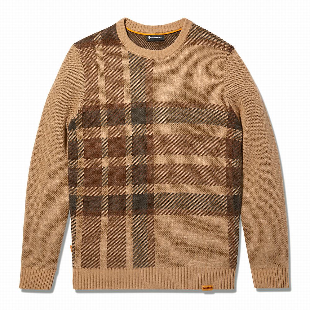 Svetre Timberland EK+ Intarsia Crewneck Panske Hnede | DA2098641