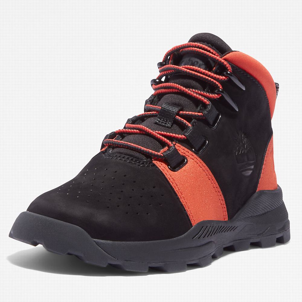 Tenisky Timberland Brooklyn Lace-Up Detske Čierne | QY4865371