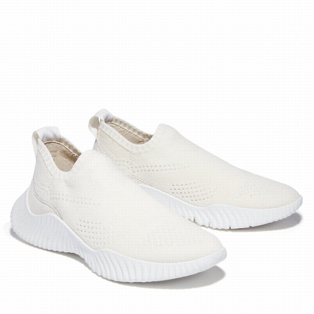 Tenisky Timberland TrueCloud™ EK+ Slip-on Damske Biele | WH5493762