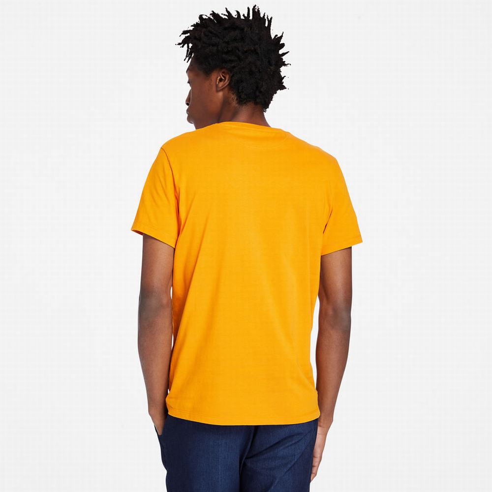 Tricko Timberland Dunstan River Crew Tee Panske Oranžové | PX7529613