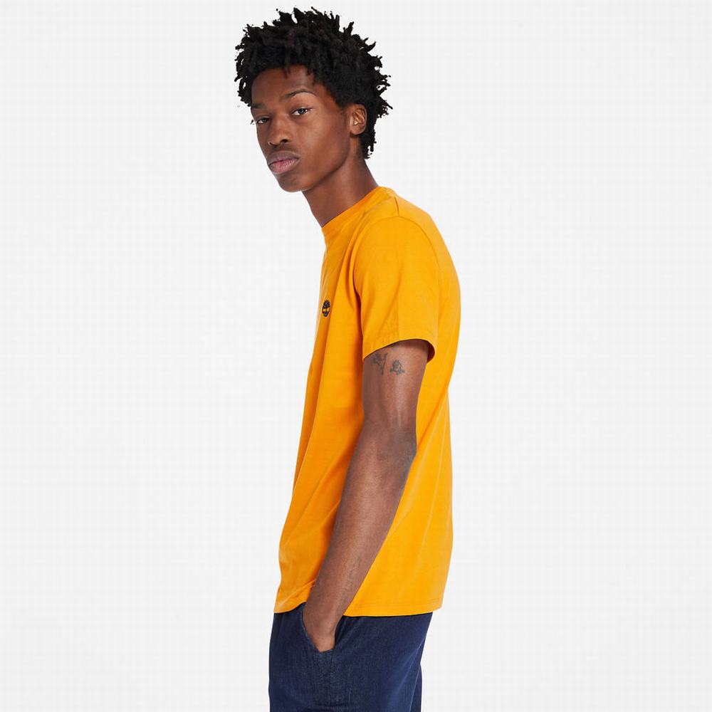 Tricko Timberland Dunstan River Crew Tee Panske Oranžové | PX7529613