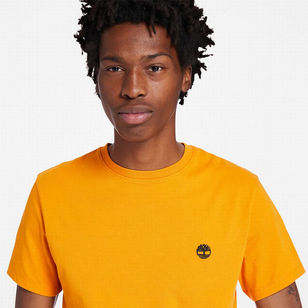 Tricko Timberland Dunstan River Crew Tee Panske Oranžové | PX7529613