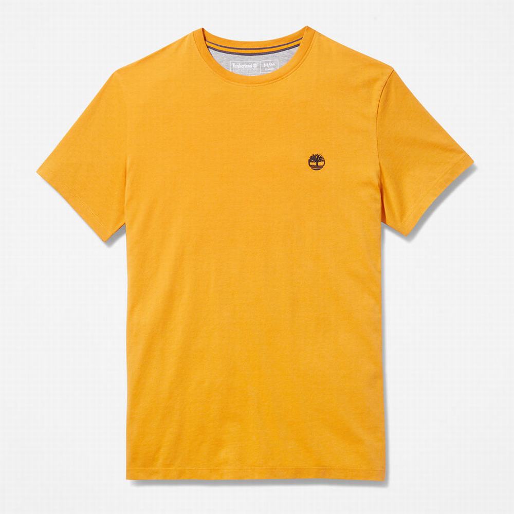 Tricko Timberland Dunstan River Crew Tee Panske Oranžové | PX7529613