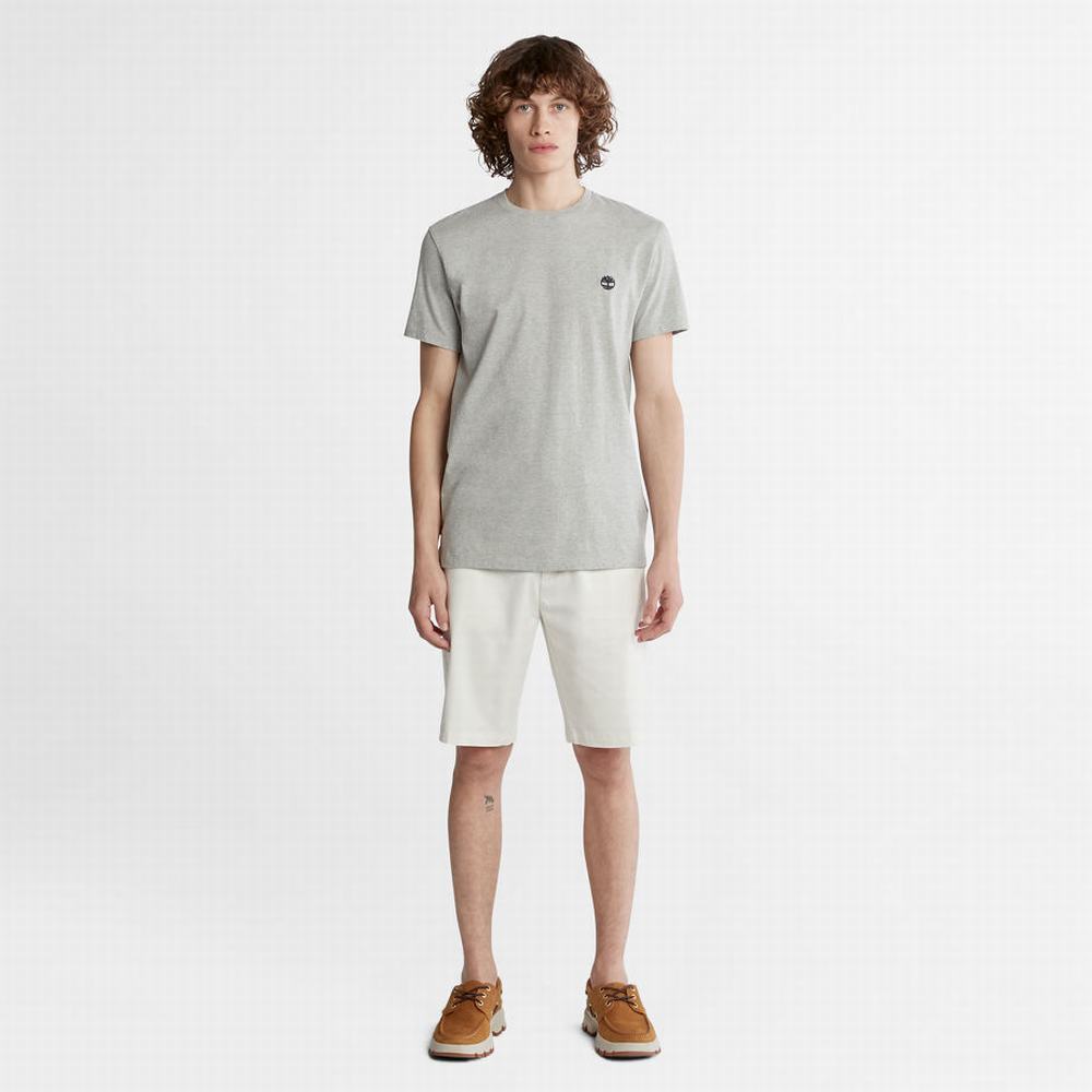 Tricko Timberland Dunstan River Crew Tee Panske Siva | YT8574293